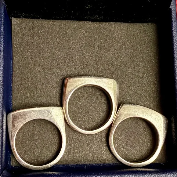 Vintage Lisa Jenks Stack Rings - Size 6 - Picture 5 of 5